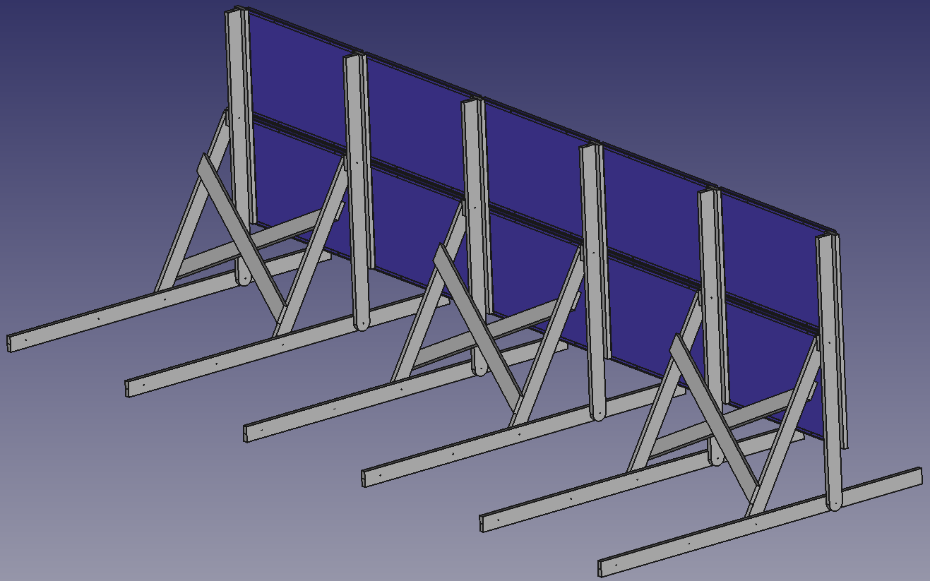 Solar panel mount version 6